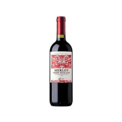 Wino Merlot Terre Siciliane czerwone wytrawne 0,75l