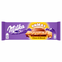 Milka Mmmax Herbatnik w czekoladzie mlecznej Choco & Biscuit 300 g