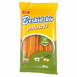 Aksam Beskidzkie Paluszki o smaku ser cebulka 60 g