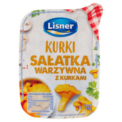 Lisner Sałatka warzywna z kurkami 140 g