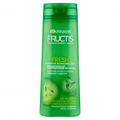 Garnier Fructis Fresh Szampon wzmacniający do włosów normalnych szybko przetłuszczających się 400 ml
