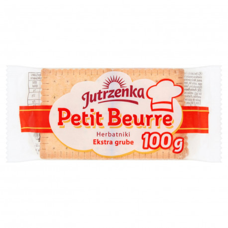 Jutrzenka Herbatniki Petit Beurre ekstra grube 100 g