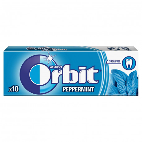 Orbit Peppermint Guma do żucia bez cukru 14 g (10 drażetek)