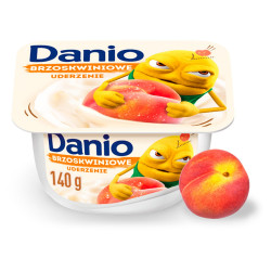 Danone Danio Serek homogenizowany brzoskwiniowy 140 g