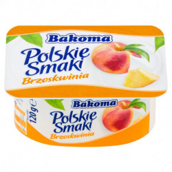 Bakoma Polskie Smaki Deser jogurtowy z brzoskwiniami 120 g