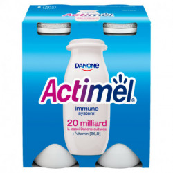 Danone Actimel Mleko fermentowane o smaku klasycznym 400 g (4 x 100 g)