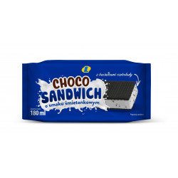 Lody Choco Sandwich o smaku śmietankowym z kawałkami czekolady 180ml