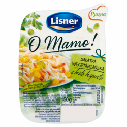 Lisner O Mamo! Sałatka wegetariańska z białą kapustą 150 g