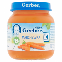 Gerber Marchewka dla niemowląt po 4. miesiącu 125 g